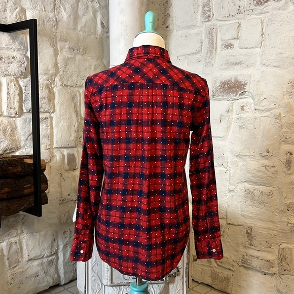 Uniqlo | Polka Dot & Plaid Flannel - Picture 5 of 6